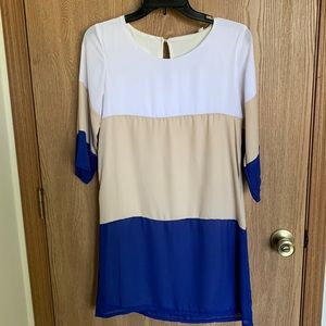 Colorblock dress